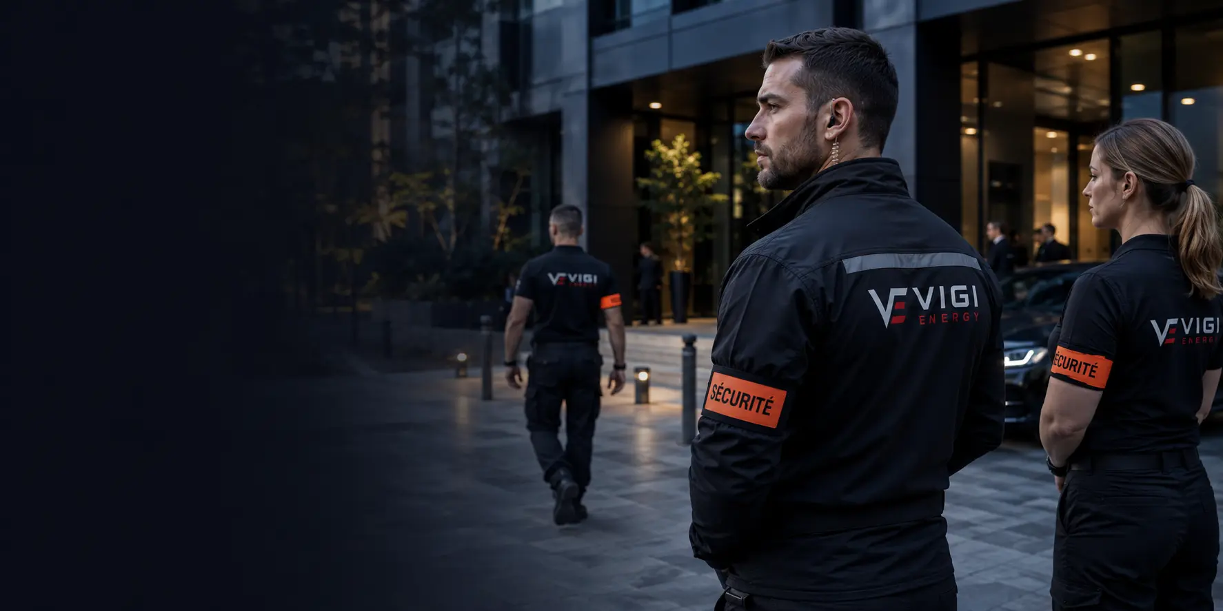 Agent de sécurité Vigi Energy en poste à Toulouse